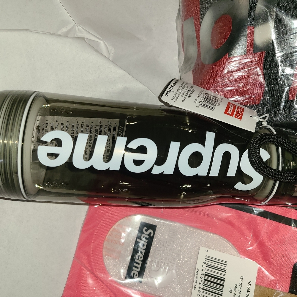 Smoke grey Supreme Water Bottle